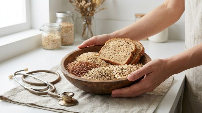 Употребление цельнозерновых продуктов влияло на факторы риска сердечно-сосудистых патологий